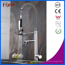 Fyeer Newest Double Spray Pull Out Kitchen Sink Faucet